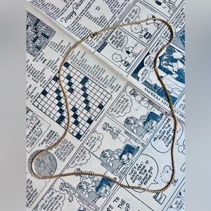 VTG 1980s Gold-Tone Chain Necklace